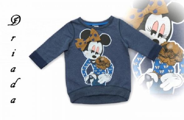 BLUZA BLUZKA SWETER MYSZKA MINNIE 134 DISNEY