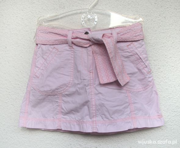 Pastelowa różowa spódniczka H&M rozm 122