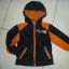 bluza 104 czarno pomarańczowa