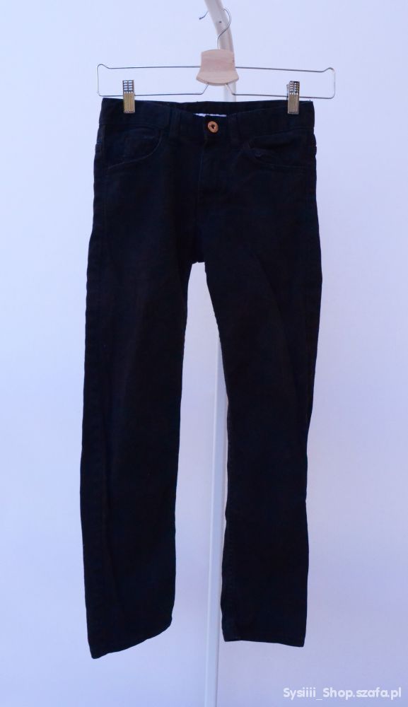 Spodnie H&M Granatowe 152 cm 11 12 Lat Rurki