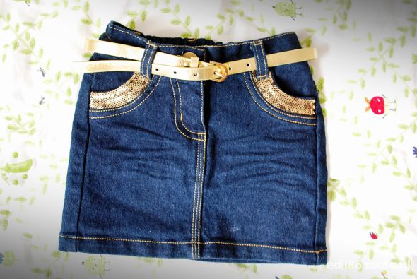 Spódnica jeansowa 92Spodnie H&M 86 dla dziewczynki