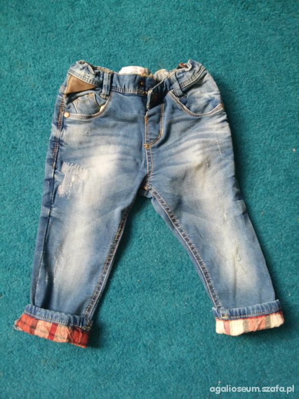 Spodnie jeansy zara