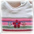 śliczny kolorowy sweterek dla dziewczynki baby clu
