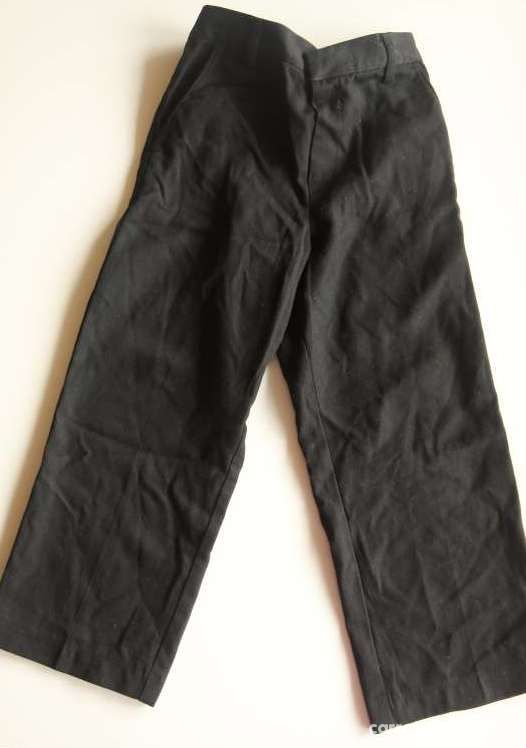 Eleganckie czarne spodnie 110cm 5lat