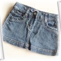 Spódniczka z jeansu mini 92cm 2latka