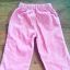 różowe sztruksowe spodnie dla dziewczynki