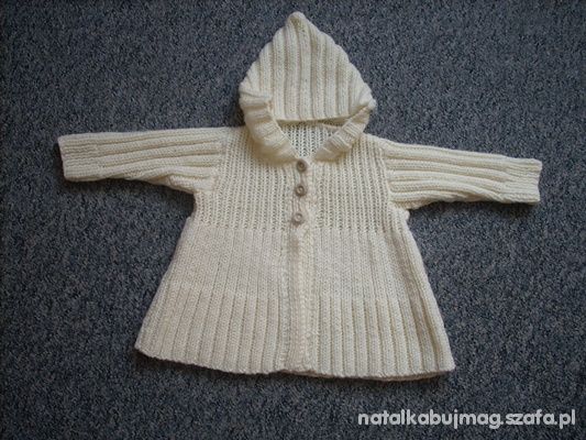 Płaszczyk sweterek wełniany