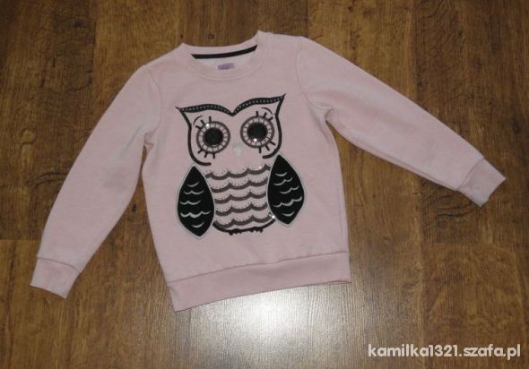 F&F bluzka z sową 110 do 116cm