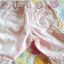 Różowe spodnie w kropeczki rybaczki r 68