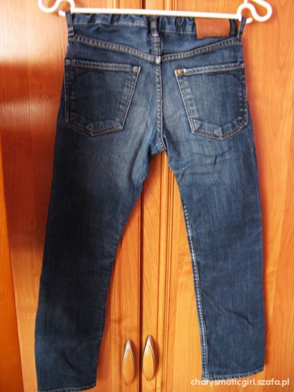 Jeansowe rurki H& M rozmiar 128