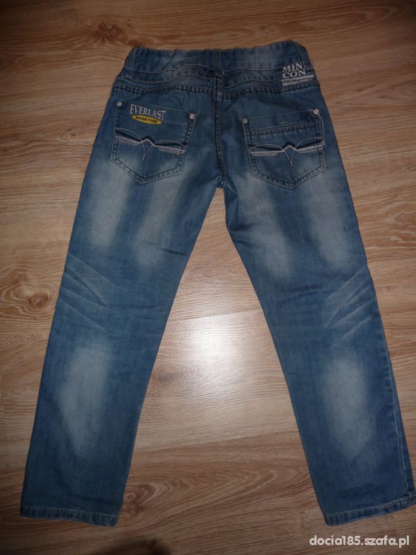 jeansy 134 i 140 cm od 6 do 8 lat