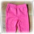 Różowe ciepłe spodnie dresowe 86 18m NOWE