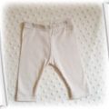 beżowe legginsy Zara Mini r 62 cm