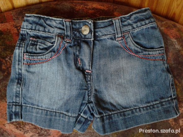 Mothercare krótkie spodenki jeansowe