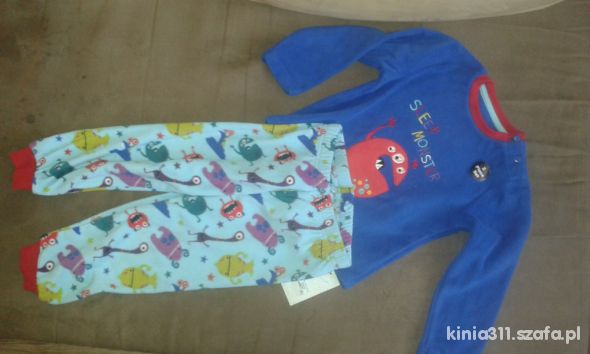 polarkowa piżamka dla chłopca 6 DO 12 miesięcy