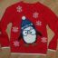 świąteczny sweter pingwin 152 cm