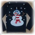 świąteczny sweter pingwin 146 cm