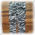 H&M legginsy spodnie zebra 122 6 7 lat