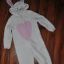 Kombinezon pajac piżama polar królik 116 cm