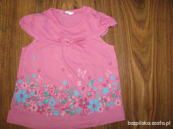 Bluzeczka różowa rozmiar 3 6 miesięcy