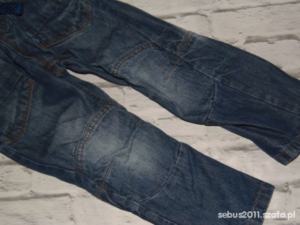 spodnie jeans guma pas 104