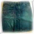 Śliczna jeansowa spódniczka 140 cm HM