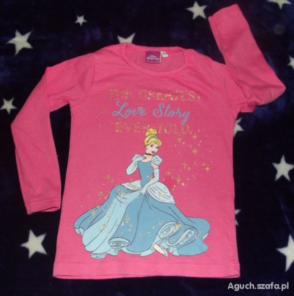 Różowa bluzka Disney z księżniczką 110