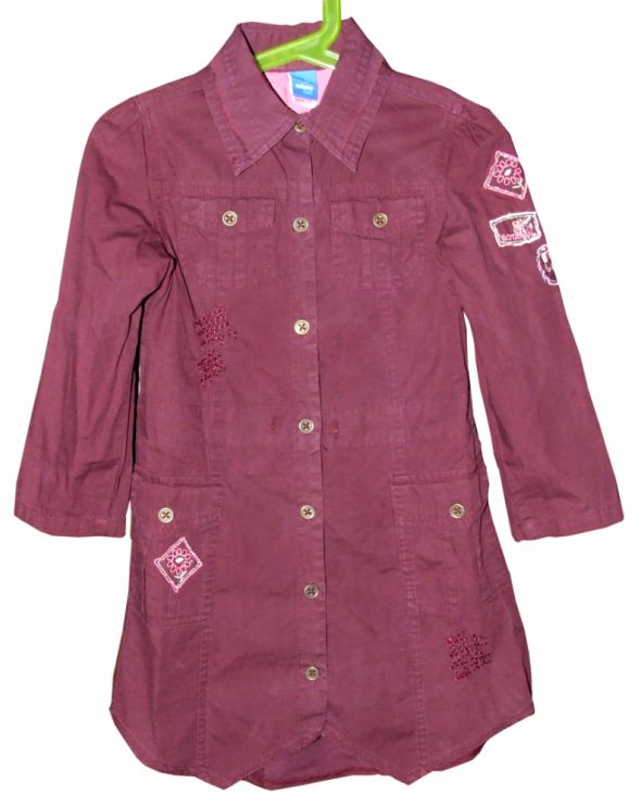 Bordowa sukienka adams kids