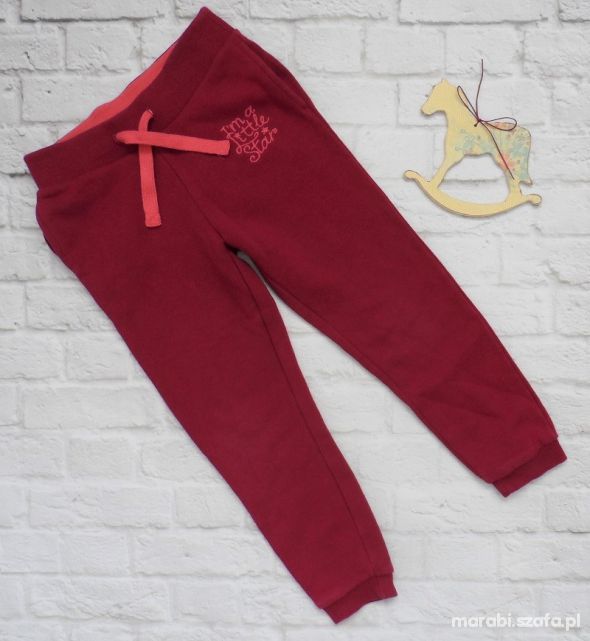 116 CA Fajne dresowe spodnie jegginsy