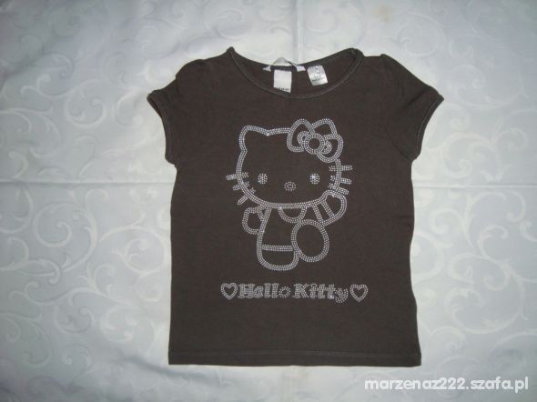HM Hello Kitty bluzka kr rękaw roz 12 24 msc