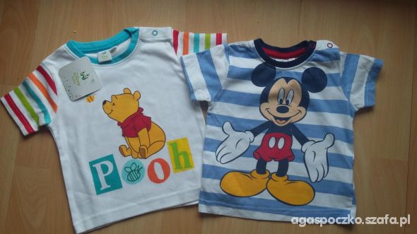 bluzeczki Disney Mickey Puchatek 68