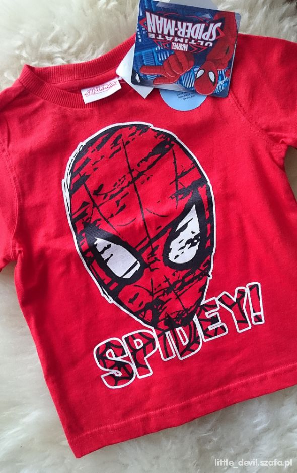 koszulka tshirt dla chłopca spider man