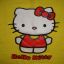 Hello Kitty żółta bluzka kr rękaw roz 4 5 lat