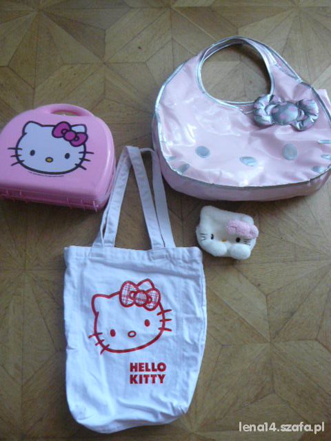 Hello Kitty zestaw duży torebki kuferekkuchnia