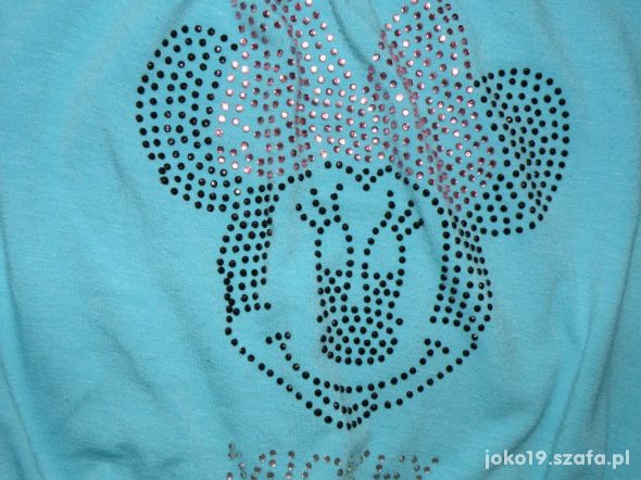 turkusowa bluzeczka Mickey 98