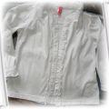 biała bawełniana bluzka 104cm 5 10 15
