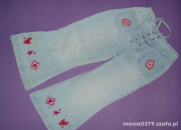 Spodnie jeansowe 92 98