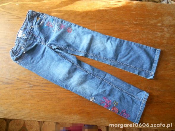 Jeansowe Spodnie 122 na 7 lat
