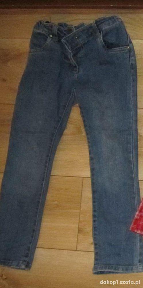jeansy rozmiar 116 cm