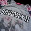 128 YD Primark szara bluzka napis Brooklyn