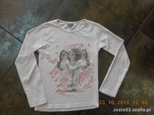 Bluzeczka z nadrukiem dziewczynki aniołka