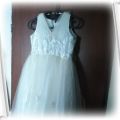 Tiulowa sukienka wesele święta