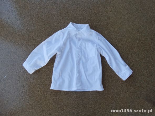 Biała koszula 86 cm