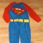 Kombinezon Superman z peleryną onesie piżama