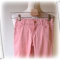 Spodnie Róż 128 cm 7 8 lat H&M Rurki Różowe