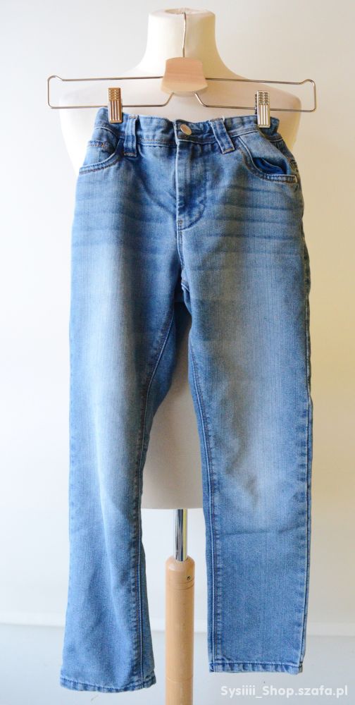 Spodnie Jeans Next 9 lat 134 cm Regular