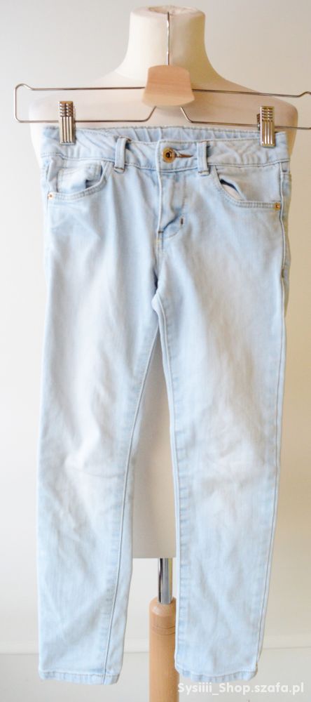 Spodnie Zara Girls Jeans 6 7 lat 122 cm Rurki