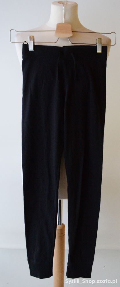 Spodnie Dresy H&M Disney Czarne 146 152 cm 10 12 l