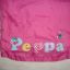 Peppa Pig różowa kurtka wiatrówka roz 5 6 lat