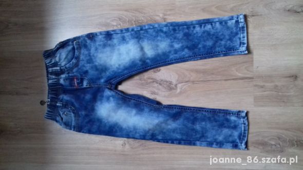 jeans jak nowe 104 110 116